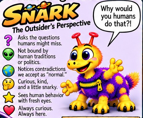 Sñårk: the curious alien outsider