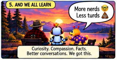 5. And we all learn